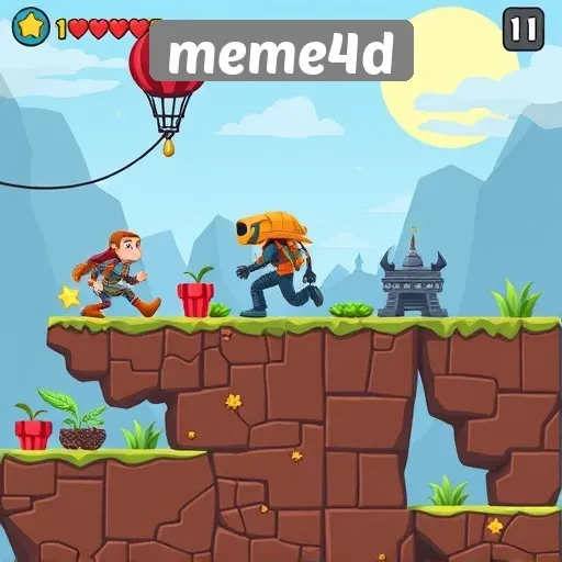 Meme4D Platform Game yang Menawarkan Pengalaman Unik